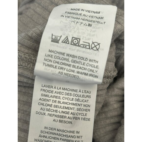 J Crew Women's Gray Ribbed Lace Tank Top Small Layer Delicate Cottagecore - Picture 6 of 6